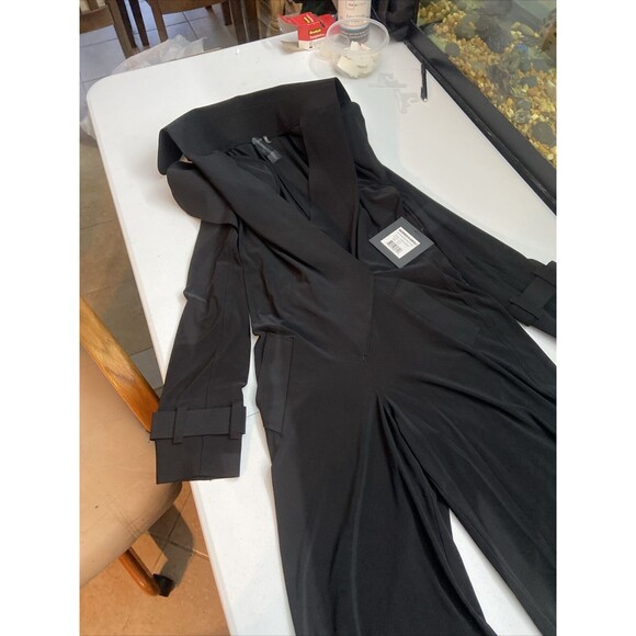 Norma Kamali Double Breasted Straight Leg Jumpsuit XS/34 KK423JPLB97001 Womens - Picture 2 of 6